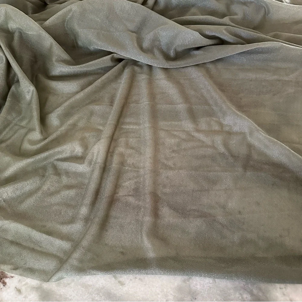 Sage Green 10ft Shimmer Table Runner